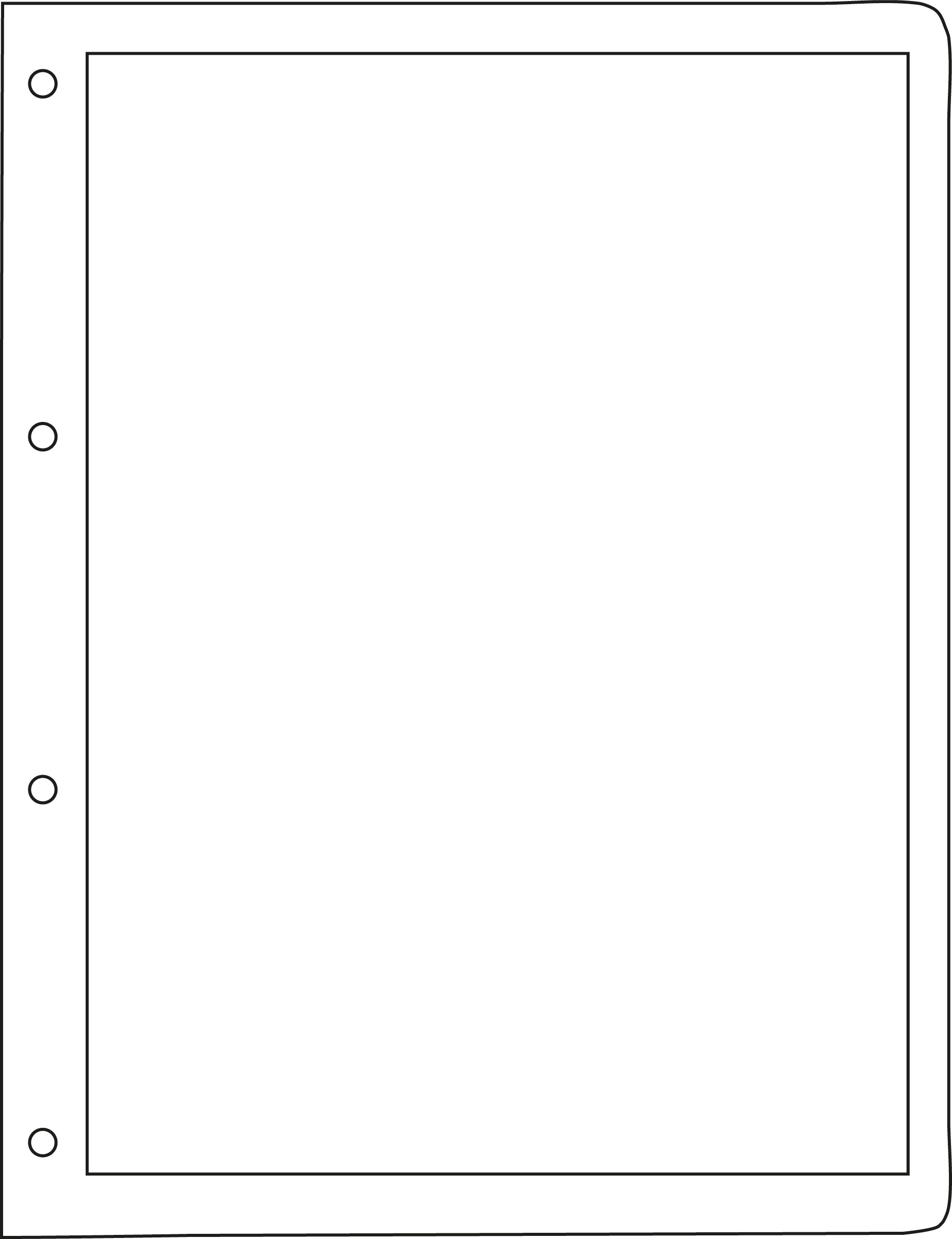PRINZ Blankoblätter, unbedruckt,  Format 215x280mmm