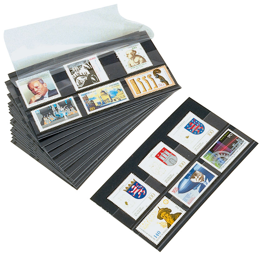 Prinz Auktions-Steckkarten, 148 x 84 mm, 2 Streifen, 100 St.