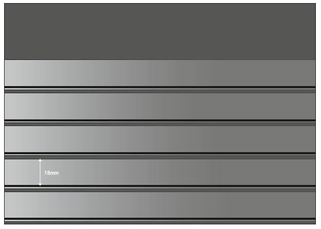 Prinz Auktions-Steckkarten, 210 x 148 mm, 5 Streifen, 100 St.