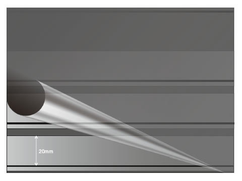 Prinz Auktions-Steckkarten, 156 x 112 mm, 3 Streifen, 100 St.