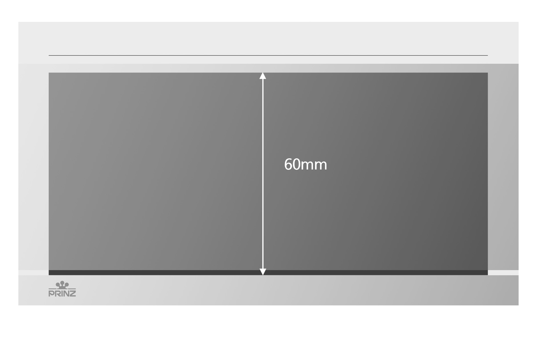 Premium Steckkarten, weiß mit Druck, 1 Polyesterstreifen,  148 x 84 mm, 100 Stück