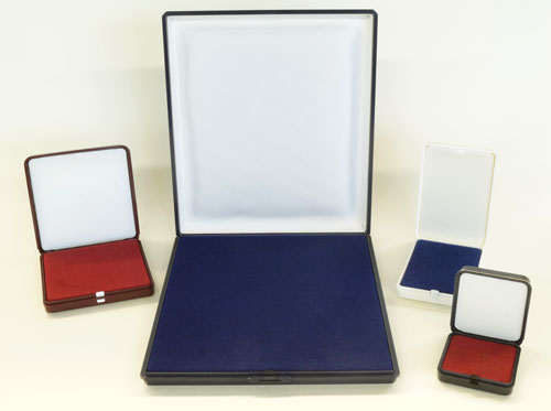 Patent-Etui 50 x 80 mm weiß/blau