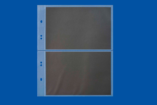 Ersatzblatt aus PVC, geteilt, für Briefe DIN C6, 180x115 mm (2x)