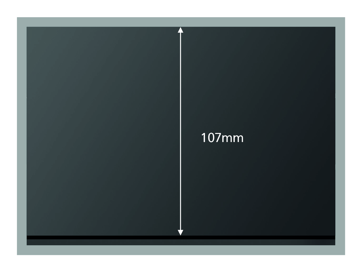 Premium Steckkarten, schwarz, 1-3 Polyesterstreifen,  148 x 112 mm, 100 Stück